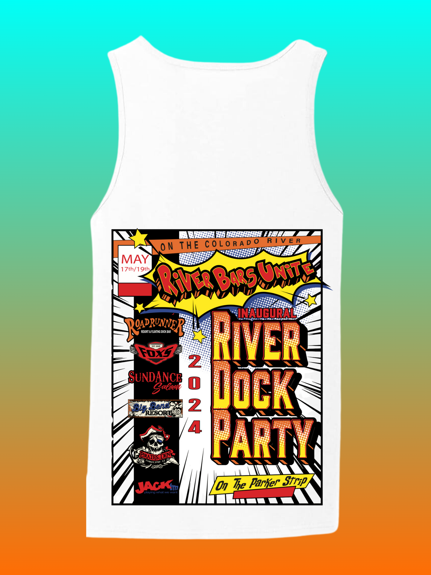 Men's River Bars Tee + Tank