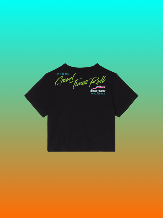 Women's Neon Palm Crop